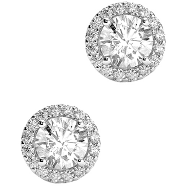 Ювелирный интернет-магазин Diamond Gallery. Центральный бриллиант с россыпью в оправе